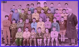 ECOLE JEAN MACE GARCONS 1960 CM1 M_ GONZALES
